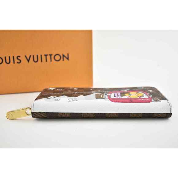 Louis Vuitton Holiday 2019 Vivienne Brown Damier Ebene Zippy Coin Purse Wallet - Picture 12 of 12